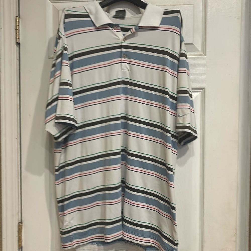 Men’s large Nike Golf Dri-fit collared shirt